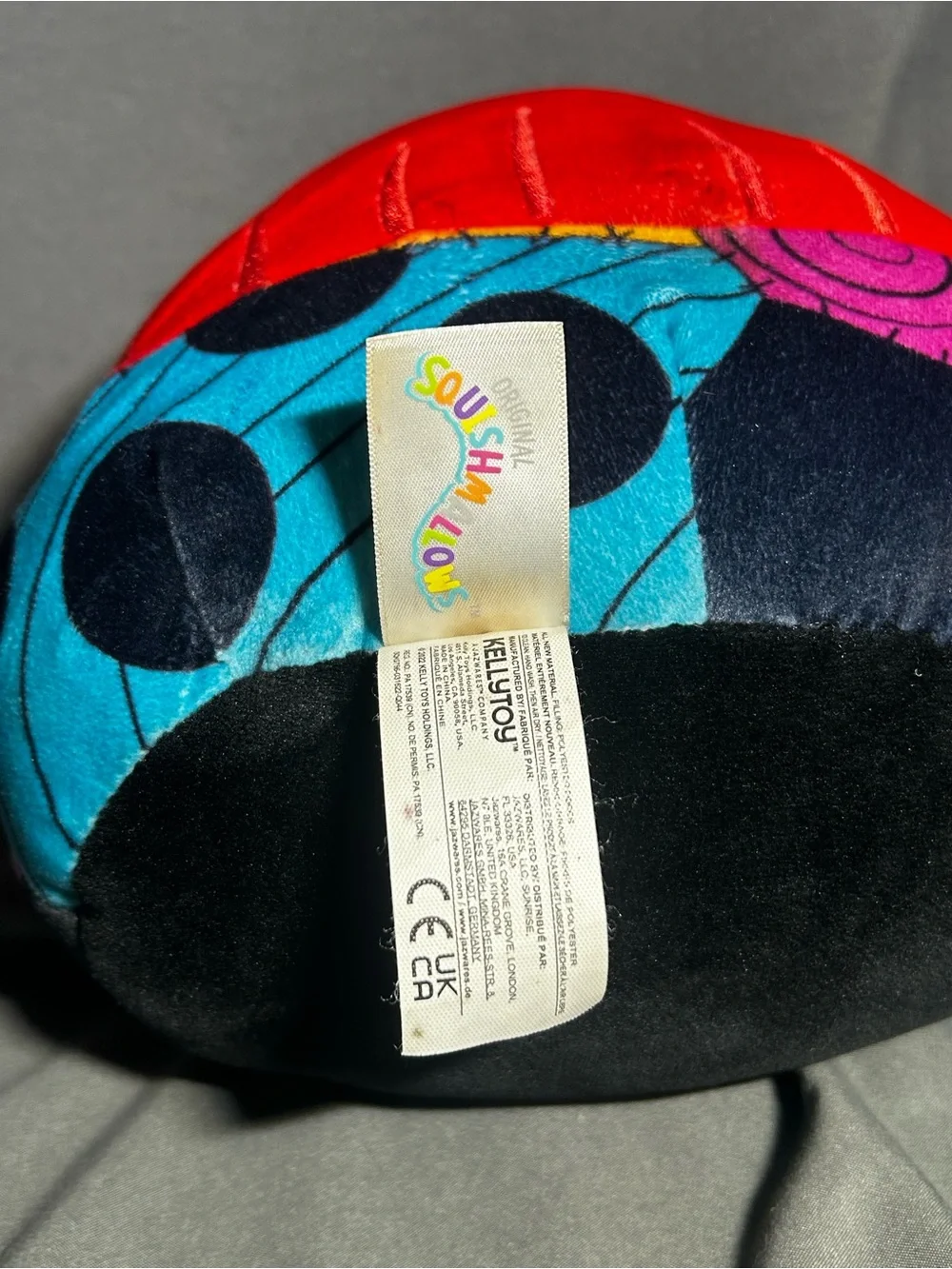 Original Squishmallows Disney Sally The Nightmare Before Christmas Kellytoy Plus